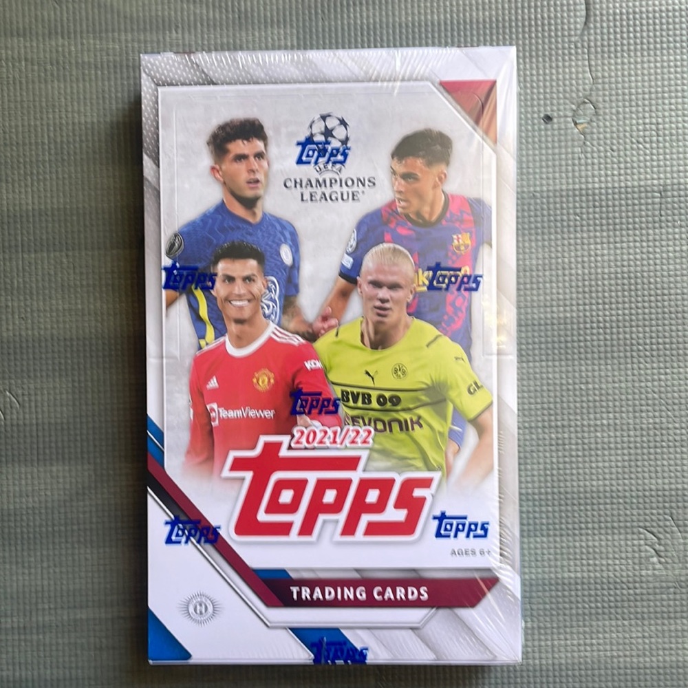 2021-22 Topps UEFA Champions League unopened box